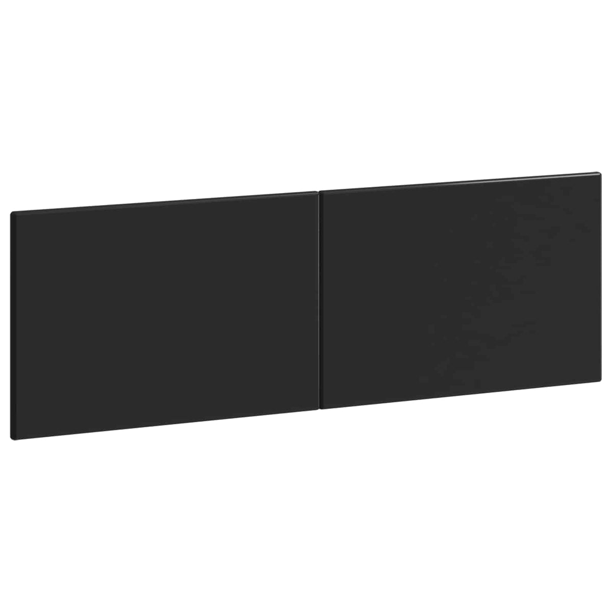 Wall-Mounted Headboard BREDA Black Engineered Wood