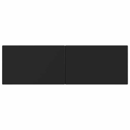 Wall-Mounted Headboard BREDA Black Engineered Wood