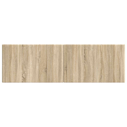 Wall-Mounted Headboard BREDA Sonoma Oak Engineered Wood