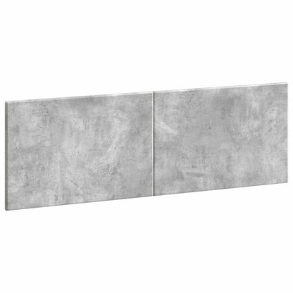 Wall-Mounted Headboard BREDA Concrete Grey Engineered Wood