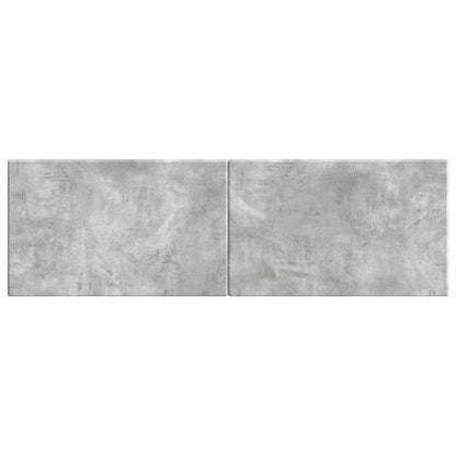 Wall-Mounted Headboard BREDA Concrete Grey Engineered Wood