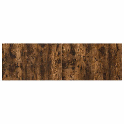 Wall-Mounted Headboard BREDA Smoked Oak Engineered Wood