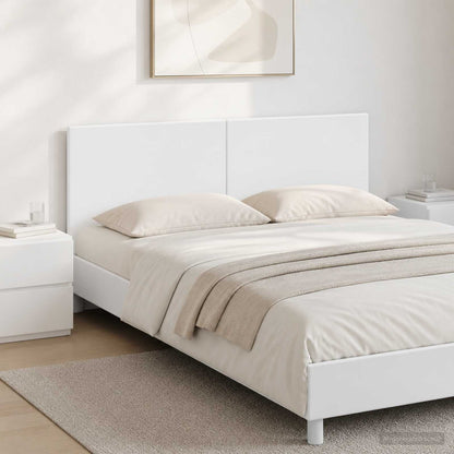 Wall-Mounted Headboard BREDA White Engineered Wood