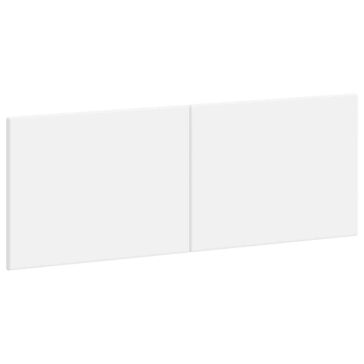 Wall-Mounted Headboard BREDA White Engineered Wood