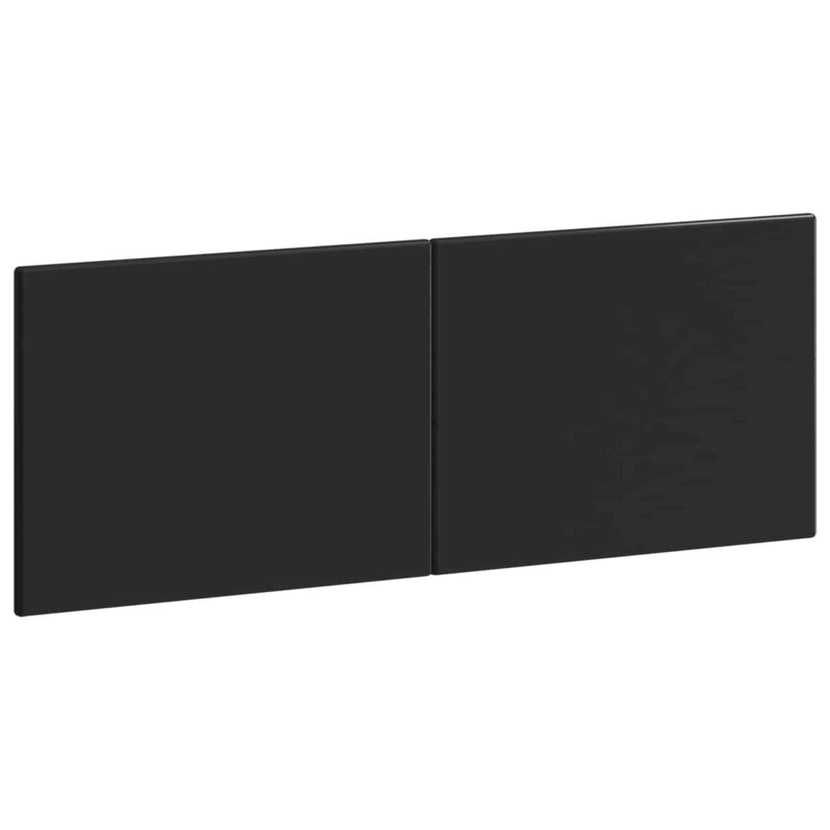 Wall-Mounted Headboard BREDA Black Engineered Wood