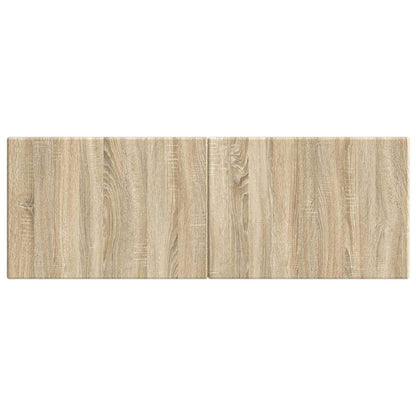 Wall-Mounted Headboard BREDA Sonoma Oak Engineered Wood