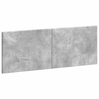 Wall-Mounted Headboard BREDA Concrete Grey Engineered Wood