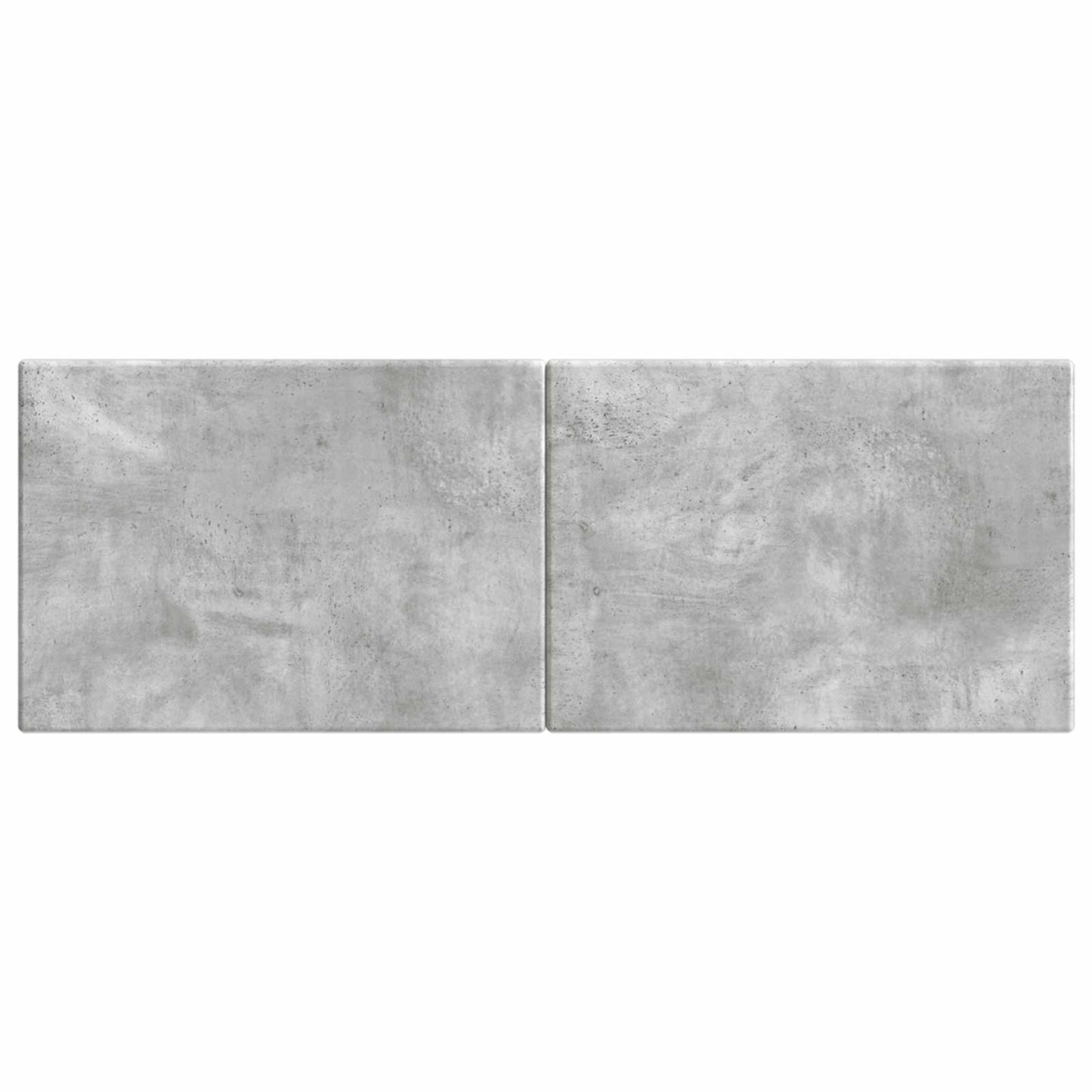 Wall-Mounted Headboard BREDA Concrete Grey Engineered Wood