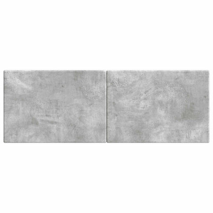 Wall-Mounted Headboard BREDA Concrete Grey Engineered Wood