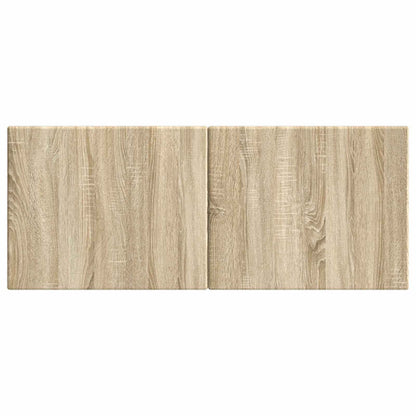 Wall-Mounted Headboard BREDA Sonoma Oak Engineered Wood