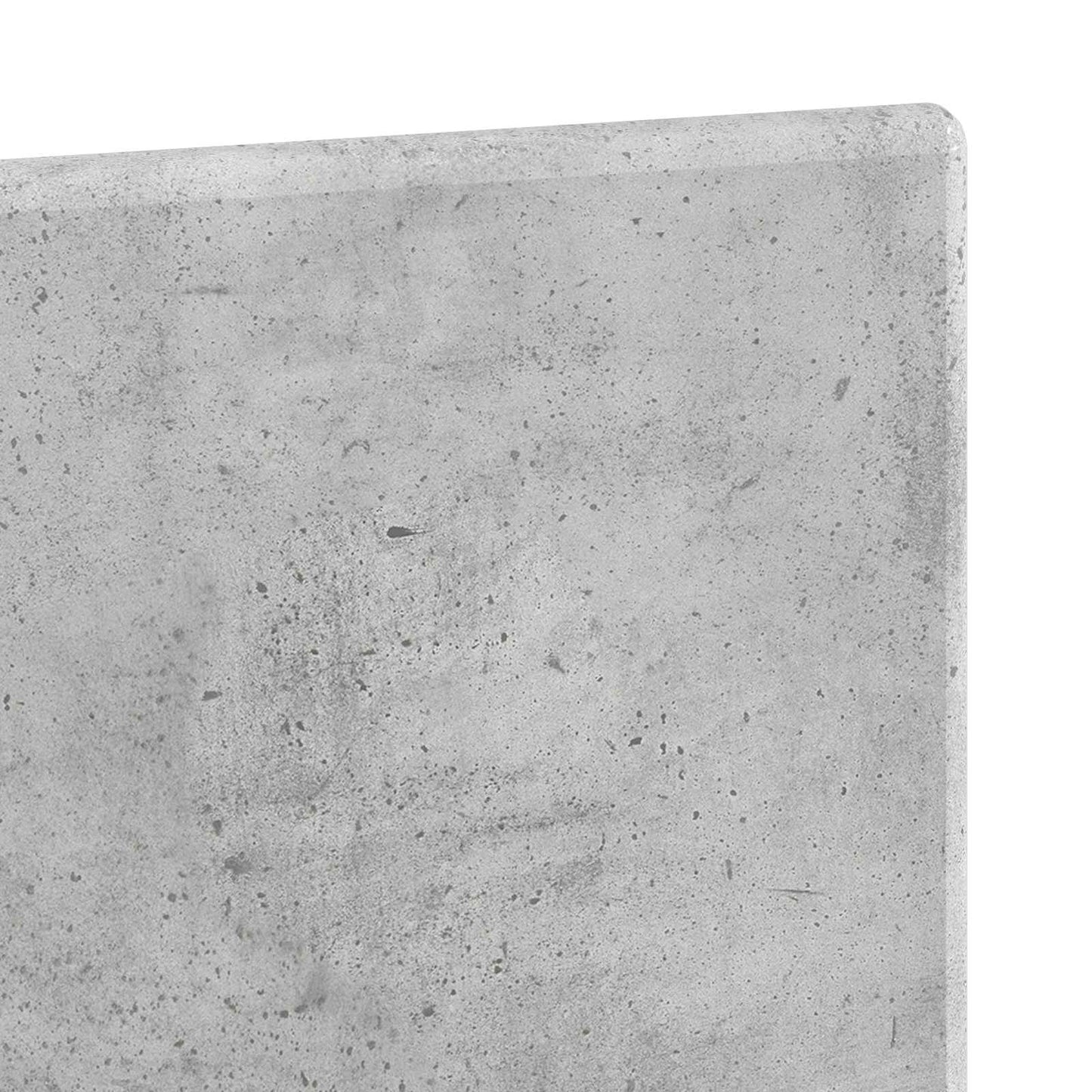 Wall-Mounted Headboard BREDA Concrete Grey Engineered Wood