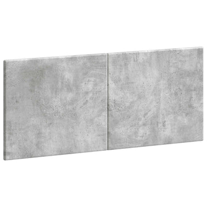 Wall-Mounted Headboard BREDA Concrete Grey Engineered Wood
