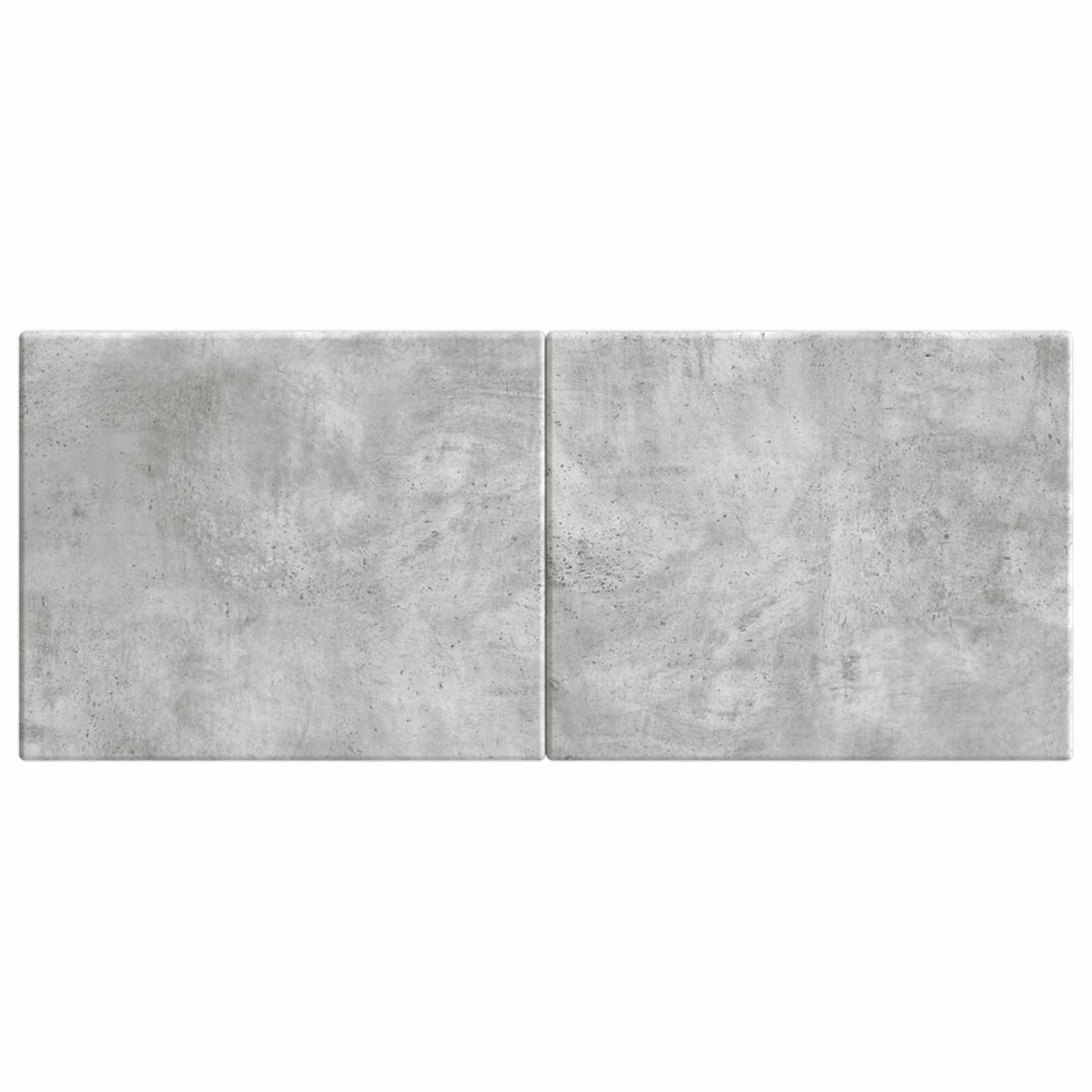 Wall-Mounted Headboard BREDA Concrete Grey Engineered Wood