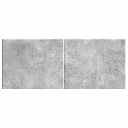 Wall-Mounted Headboard BREDA Concrete Grey Engineered Wood