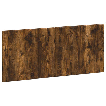 Wall-Mounted Headboard BREDA Smoked Oak Engineered Wood