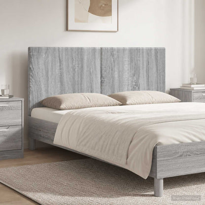 Wall-Mounted Headboard BREDA Grey Sonoma Engineered Wood