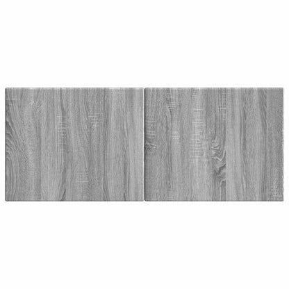 Wall-Mounted Headboard BREDA Grey Sonoma Engineered Wood