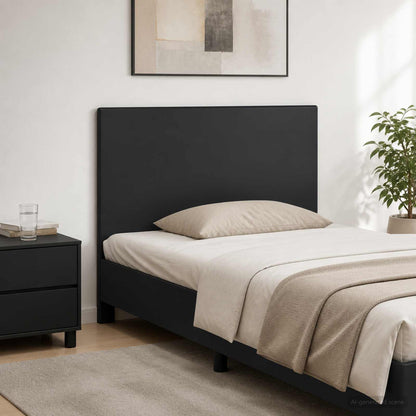 Wall-Mounted Headboard BREDA Black Engineered Wood