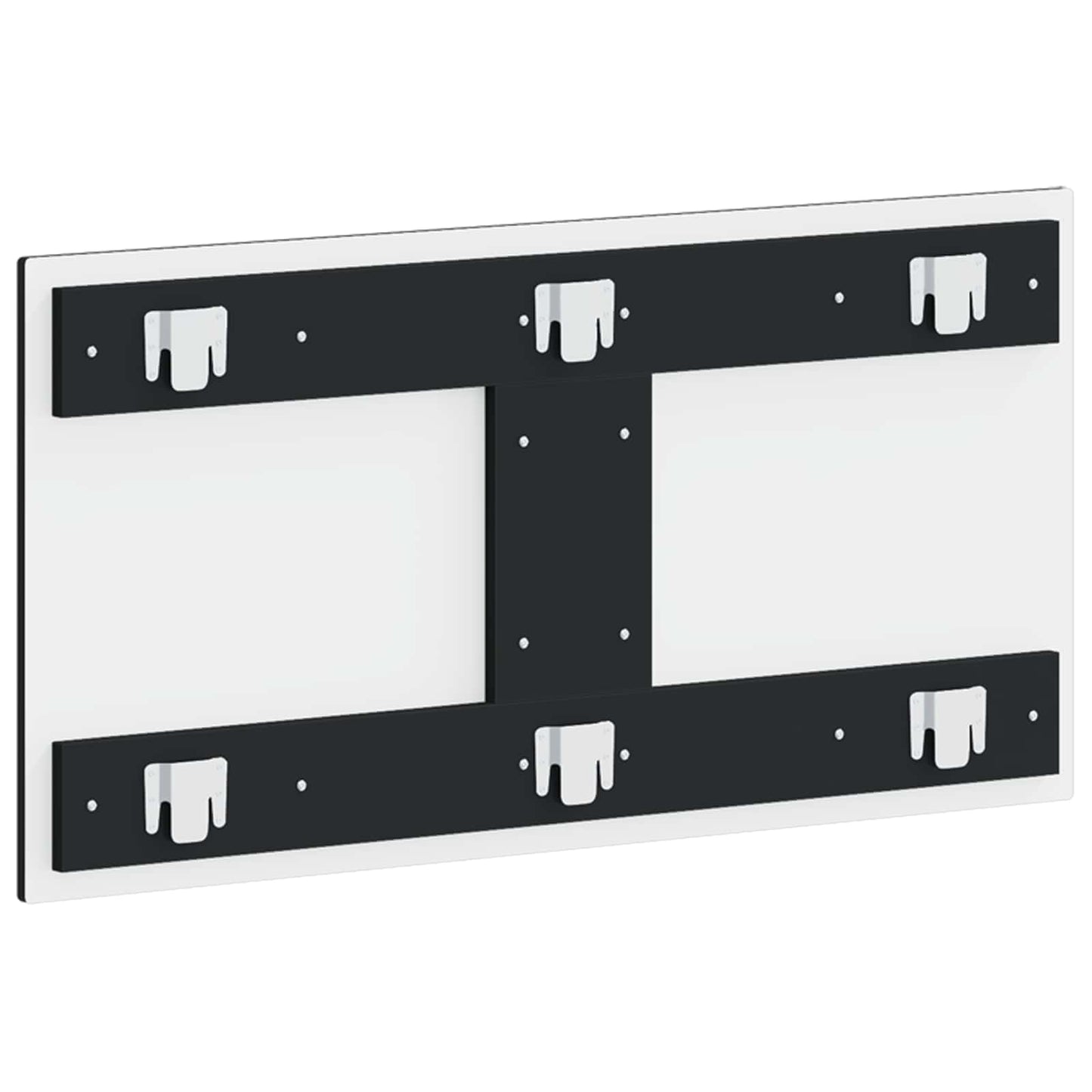 Wall-Mounted Headboard BREDA Black Engineered Wood