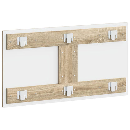 Wall-Mounted Headboard BREDA Sonoma Oak Engineered Wood