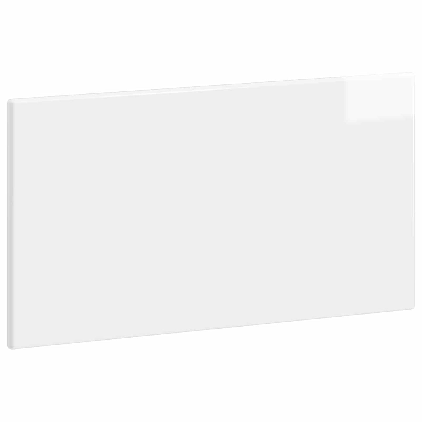 Wall-Mounted Headboard BREDA High Gloss White Engineered Wood