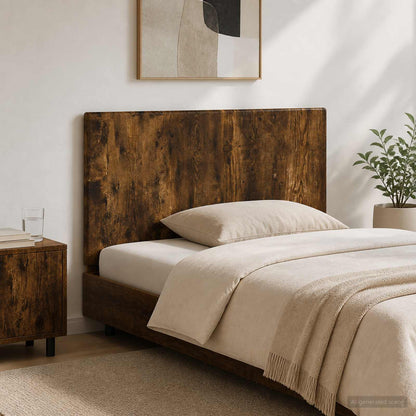 Wall-Mounted Headboard BREDA Smoked Oak Engineered Wood