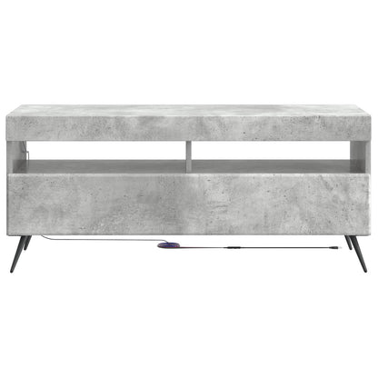 LED TV Cabinet Concrete Grey Engineered Wood