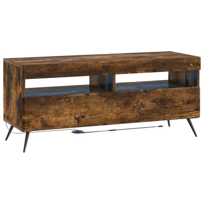 LED TV Cabinet Smoked Oak Engineered Wood