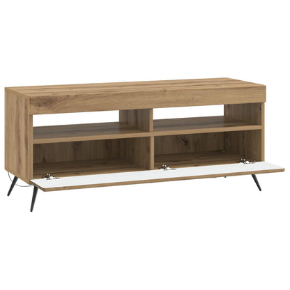 LED TV Cabinet Old Wood Engineered Wood
