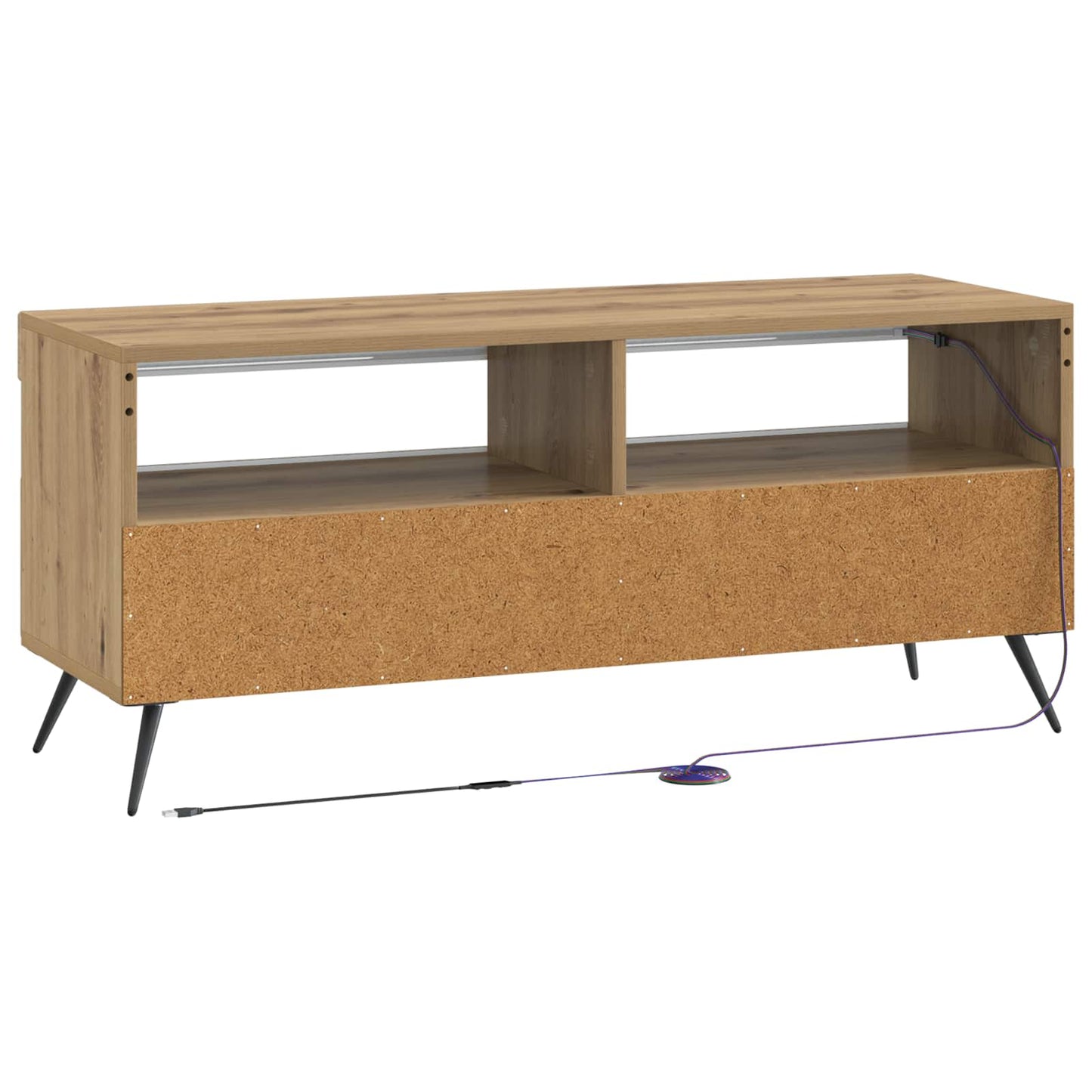 LED TV Cabinet Old Wood Engineered Wood