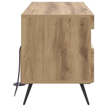 LED TV Cabinet Old Wood Engineered Wood