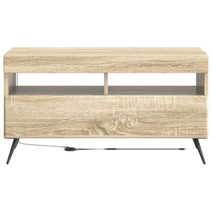 LED TV Cabinet Sonoma Oak Engineered Wood