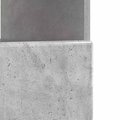 LED TV Cabinet Concrete Grey Engineered Wood