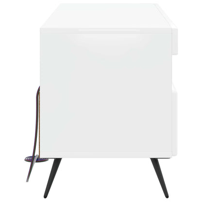 LED TV Cabinet BREDA High Gloss White Engineered Wood