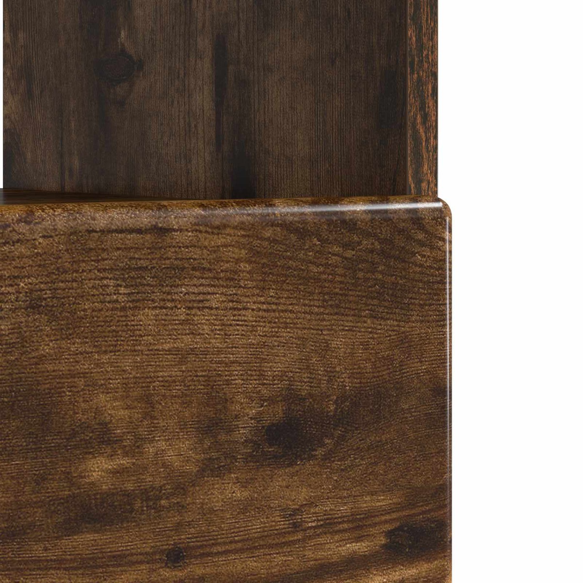 LED TV Cabinet Smoked Oak Engineered Wood
