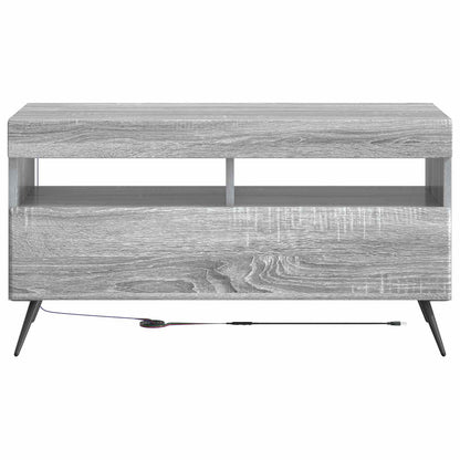 LED TV Cabinet Grey Sonoma Engineered Wood