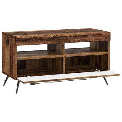 LED TV Cabinet Old Wood Engineered Wood