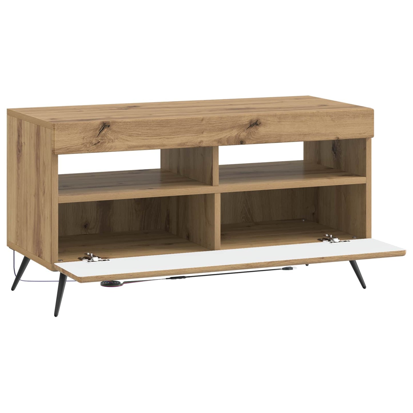 LED TV Cabinet Artisan Oak Engineered Wood