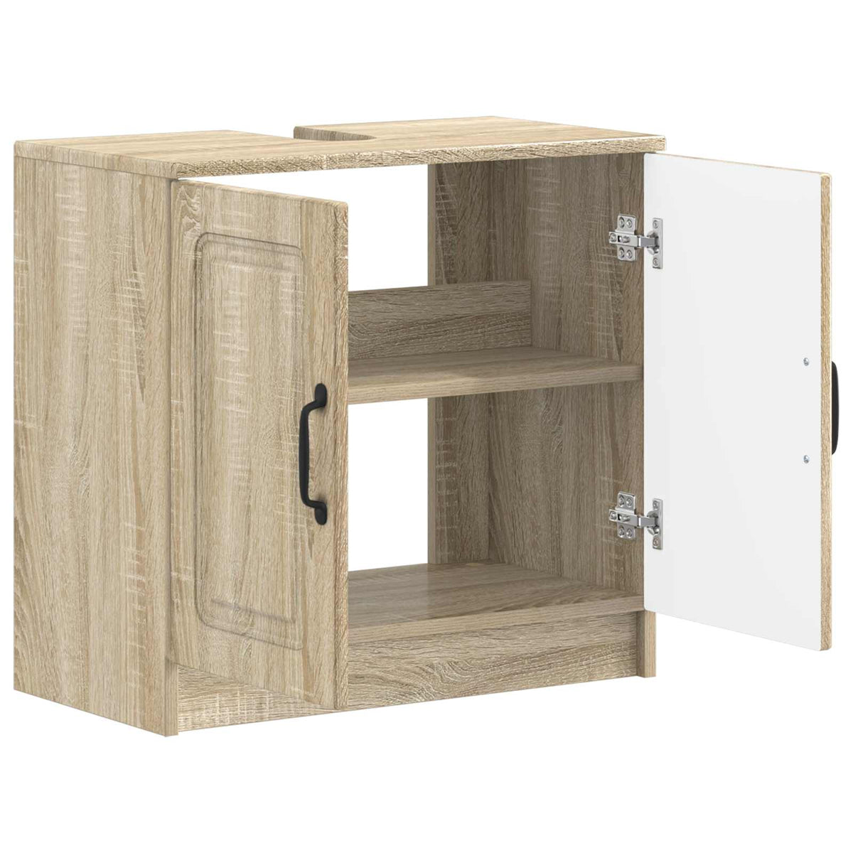 Bathroom Sink Cabinet UTRECHT Sonoma Oak 59.5 x 31.5x 59 cm