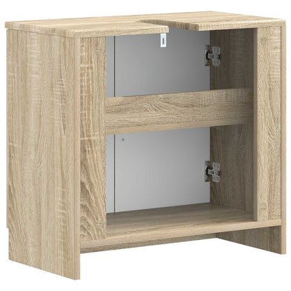 Bathroom Sink Cabinet UTRECHT Sonoma Oak 59.5 x 31.5x 59 cm