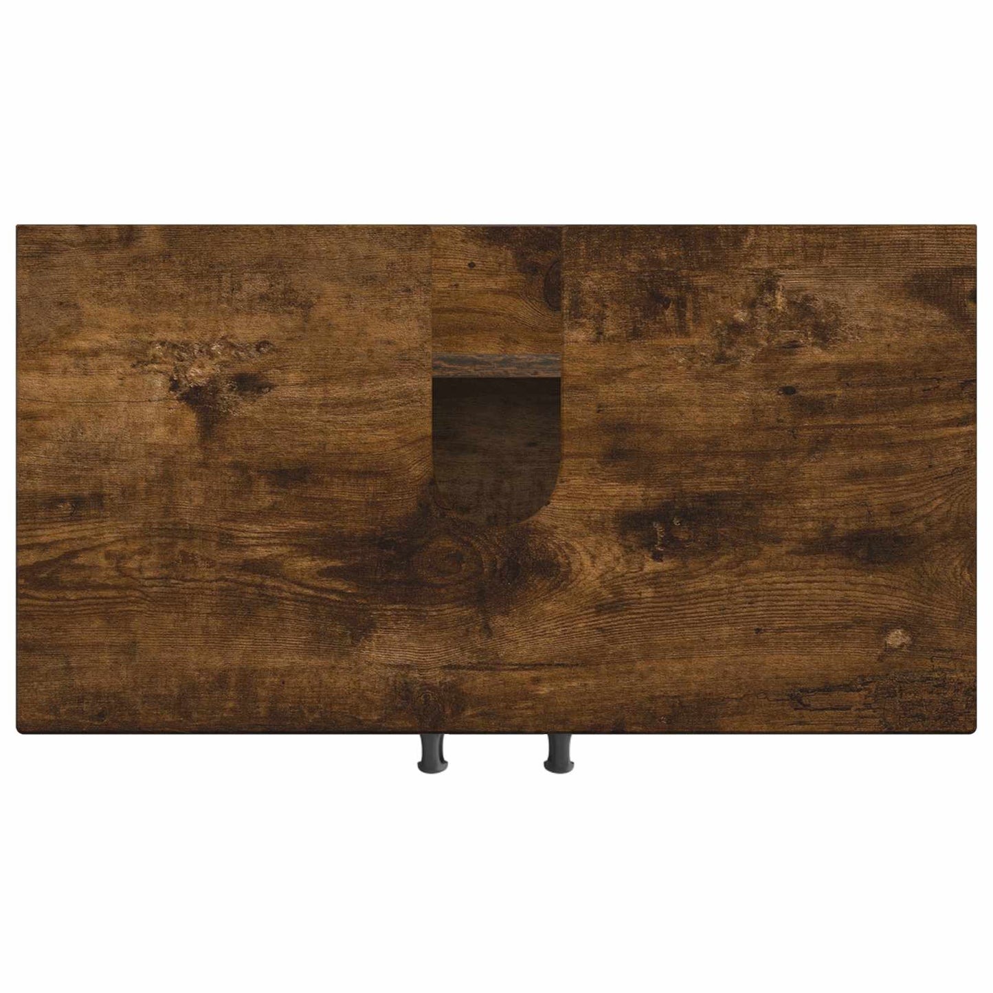 Bathroom Sink Cabinet UTRECHT Smoked Oak 59.5 x 31.5x 59 cm
