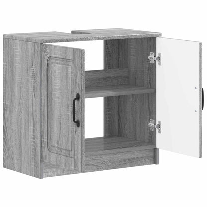 Bathroom Sink Cabinet UTRECHT Grey Sonoma 59.5 x 31.5x 59 cm