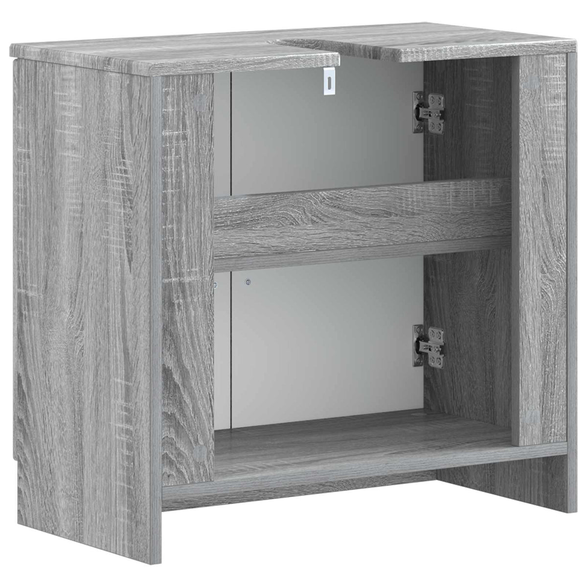 Bathroom Sink Cabinet UTRECHT Grey Sonoma 59.5 x 31.5x 59 cm