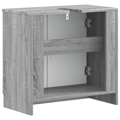 Bathroom Sink Cabinet UTRECHT Grey Sonoma 59.5 x 31.5x 59 cm