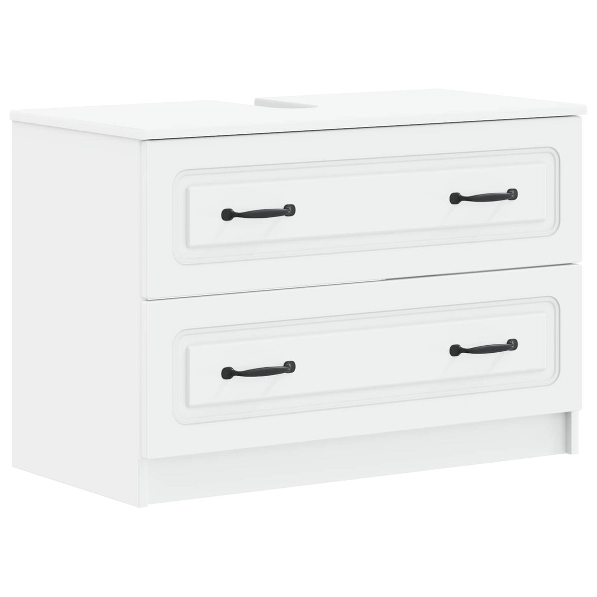 Bathroom Sink Cabinet UTRECHT White 82 x 41x 56 cm