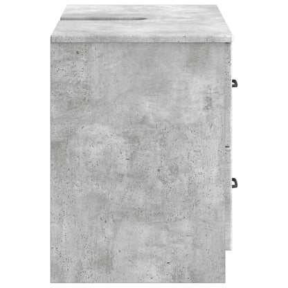 Bathroom Sink Cabinet UTRECHT Concrete Grey 82 x 41x 56 cm