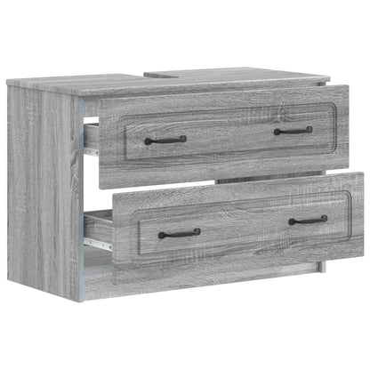 Bathroom Sink Cabinet UTRECHT Grey Sonoma 82 x 41x 56 cm