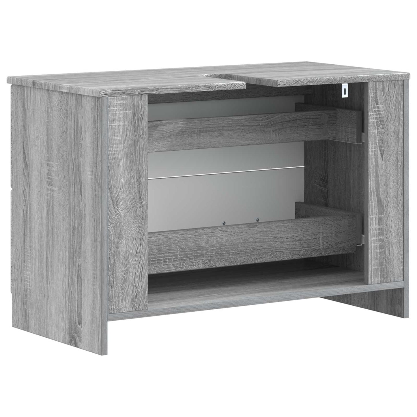 Bathroom Sink Cabinet UTRECHT Grey Sonoma 82 x 41x 56 cm