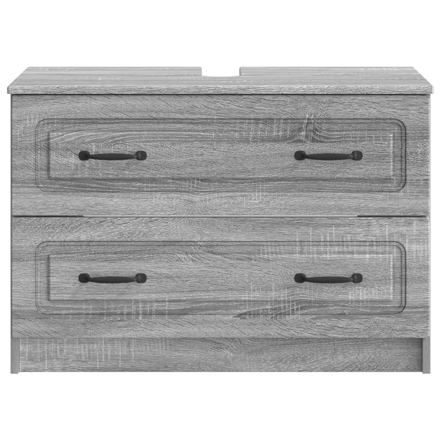 Bathroom Sink Cabinet UTRECHT Grey Sonoma 82 x 41x 56 cm