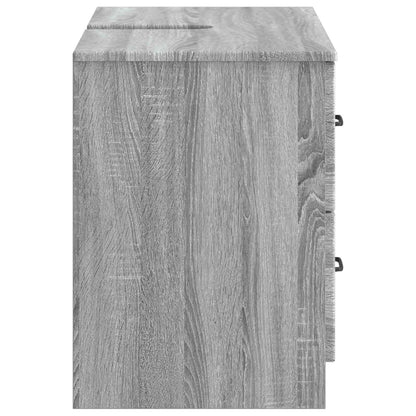 Bathroom Sink Cabinet UTRECHT Grey Sonoma 82 x 41x 56 cm